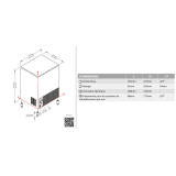 Machine à glaçons pleins 93kg réserve 55kg condenseur air Brema-mondialchr.com