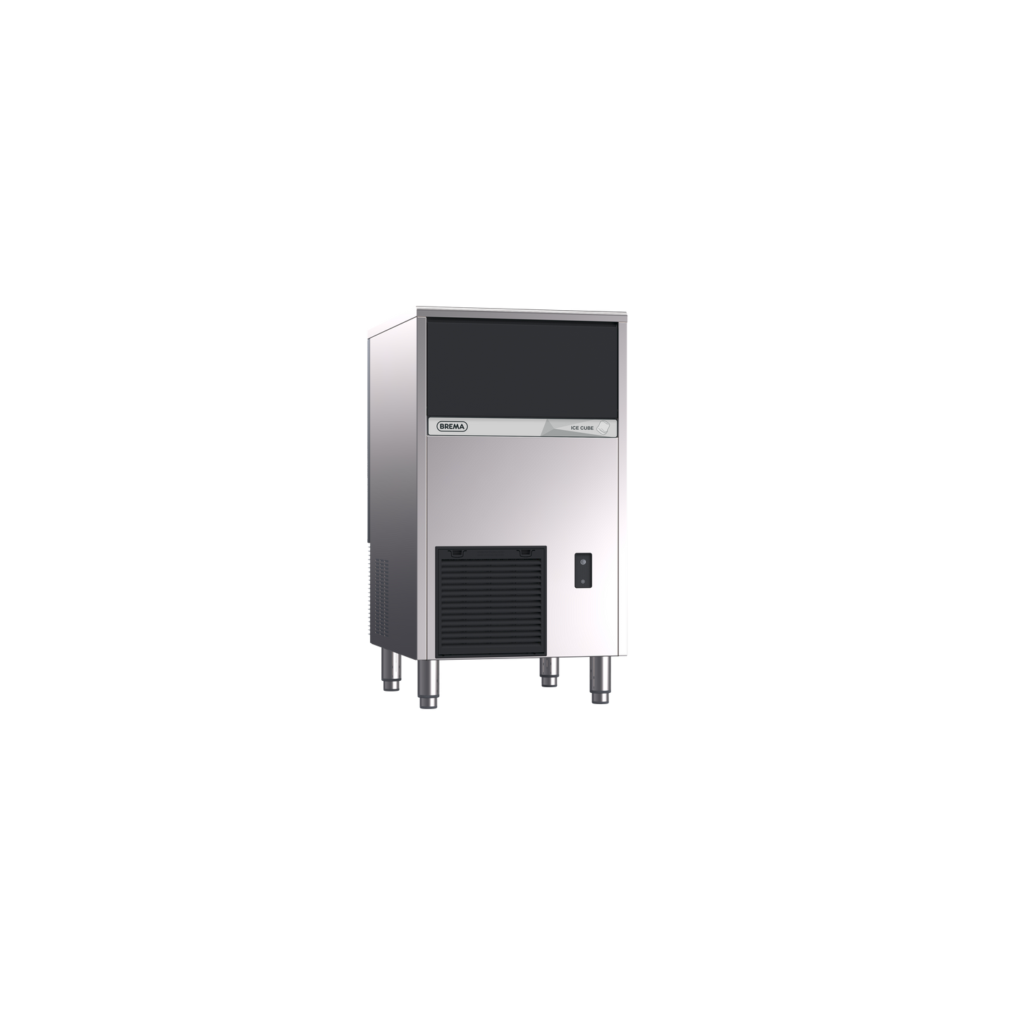 Machine à glaçons pleins 48 kg sur 24h condenseur eau Brema-mondialchr.com