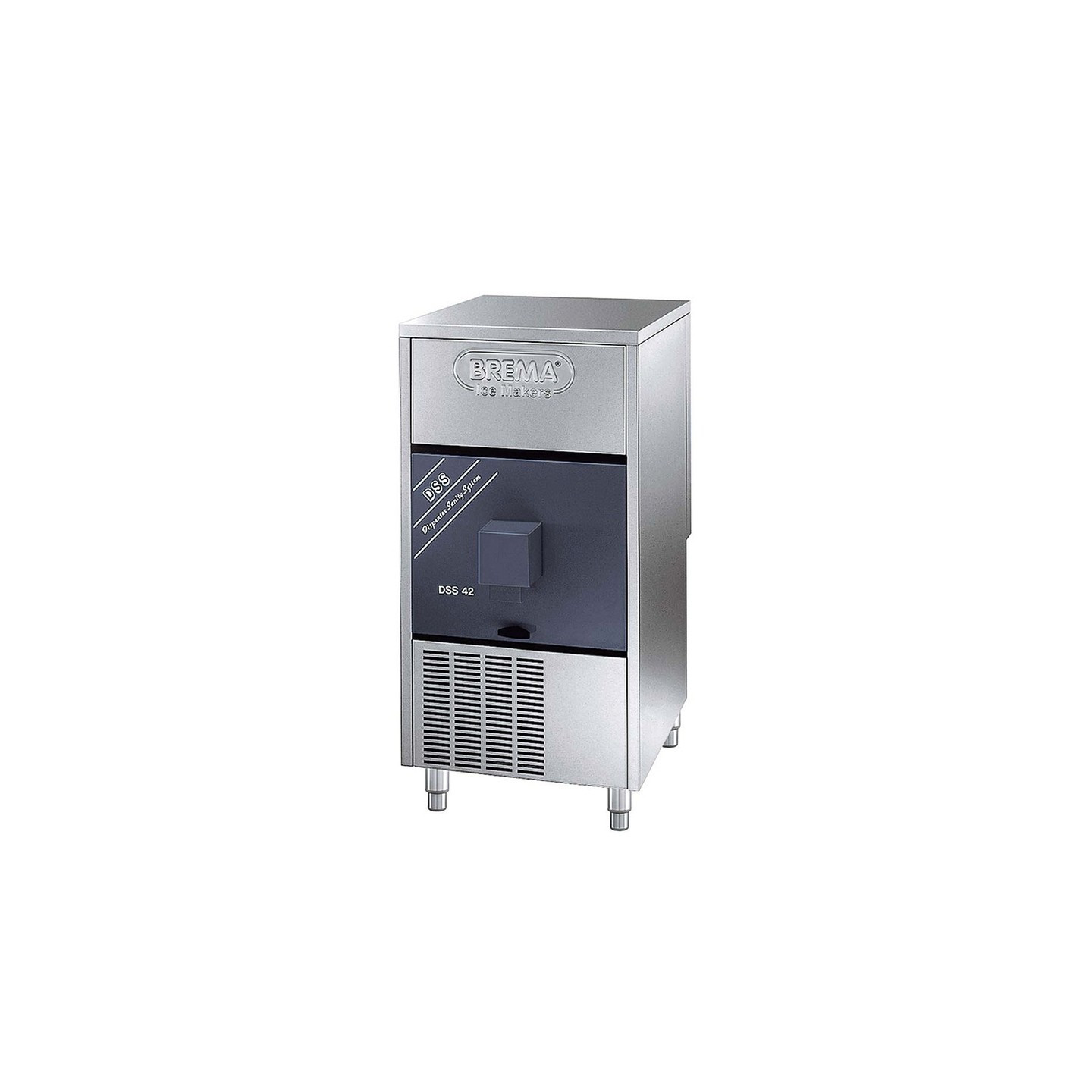 Distributeur automatique de glaçons 44kg condenseur eau Brema-mondialchr.com
