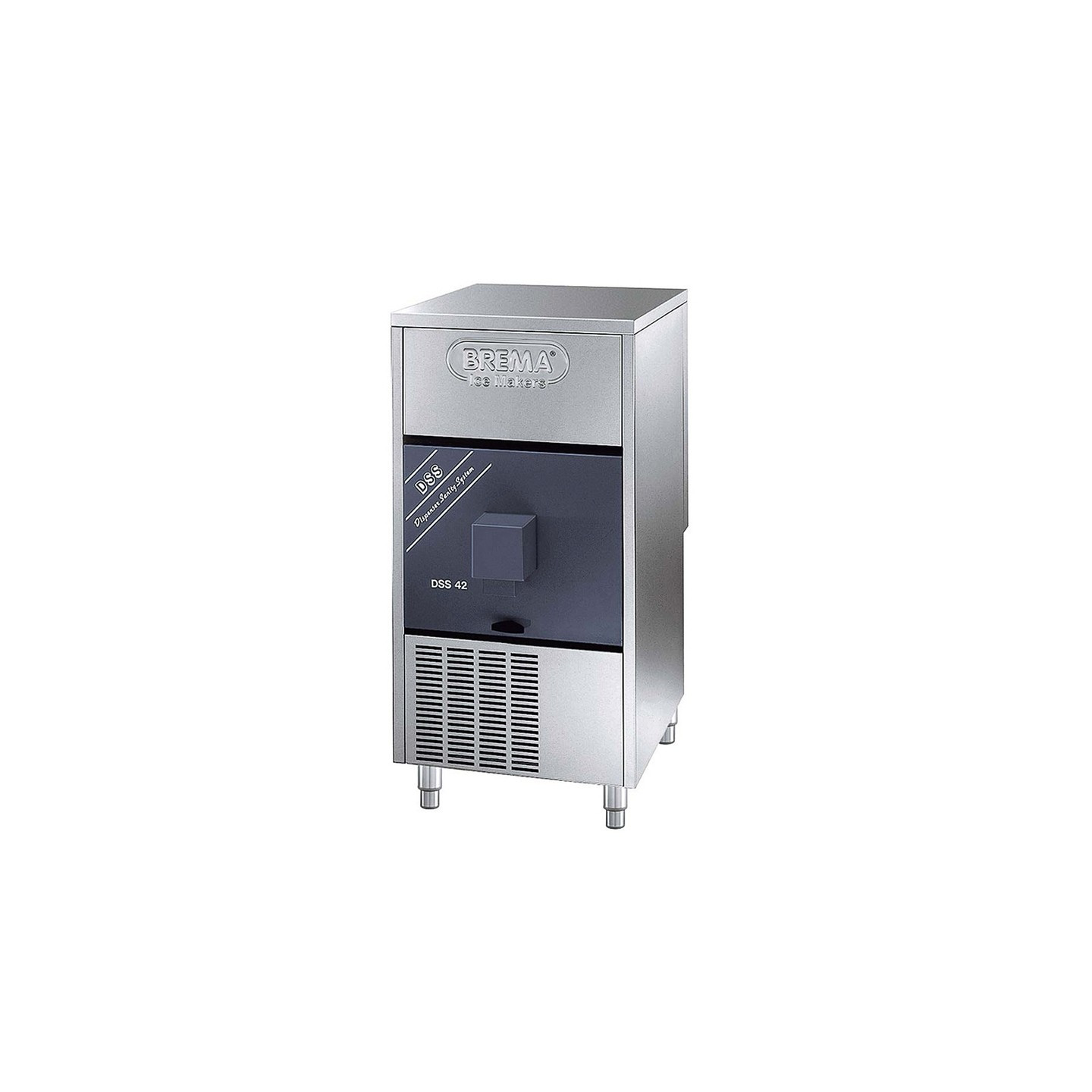 Distributeur automatique de glaçons 44kg condenseur air Brema-mondialchr.com