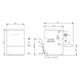 Lave verres Mono Panier 400x400mm Elettrobar Furnotel-mondialchr.com