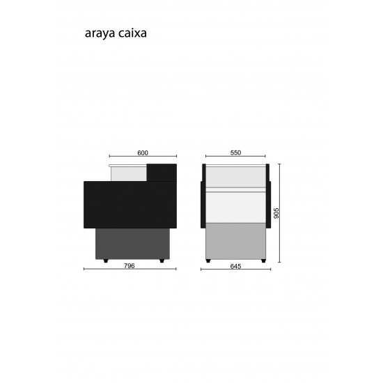 Meuble caisse ARAYAMC