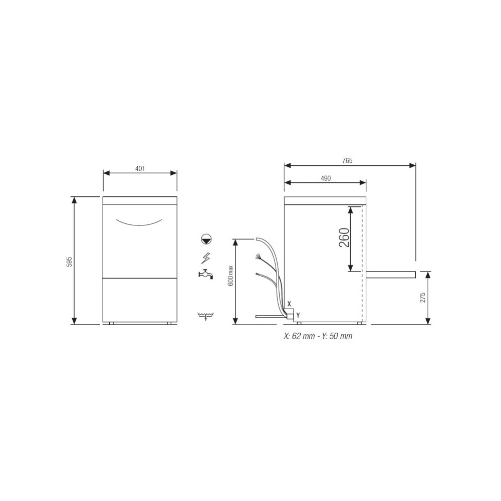 Lave verres Panier 35x35 Réf.FAST135APV1 Elettrobar Furnotel-mondialchr.com