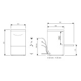 Lave verres Panier 35x35 Réf.FAST135PVDG Elettrobar Furnotel-mondialchr.com