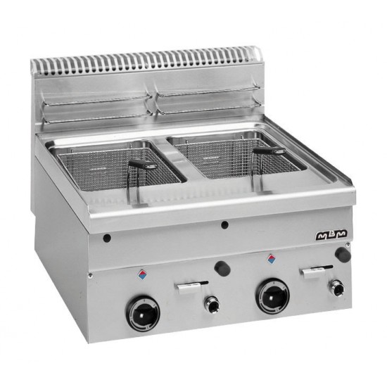 Friteuse à gaz 2x8Litres MBM