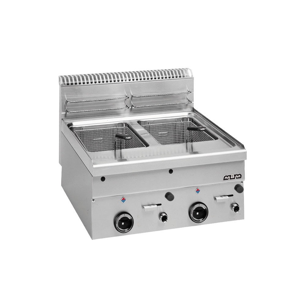 Friteuse à gaz 2x8Litres MBM