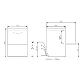 Lave vaisselle 400V Ref.FAST161DG Elettrobar Furnotel-mondialchr.com