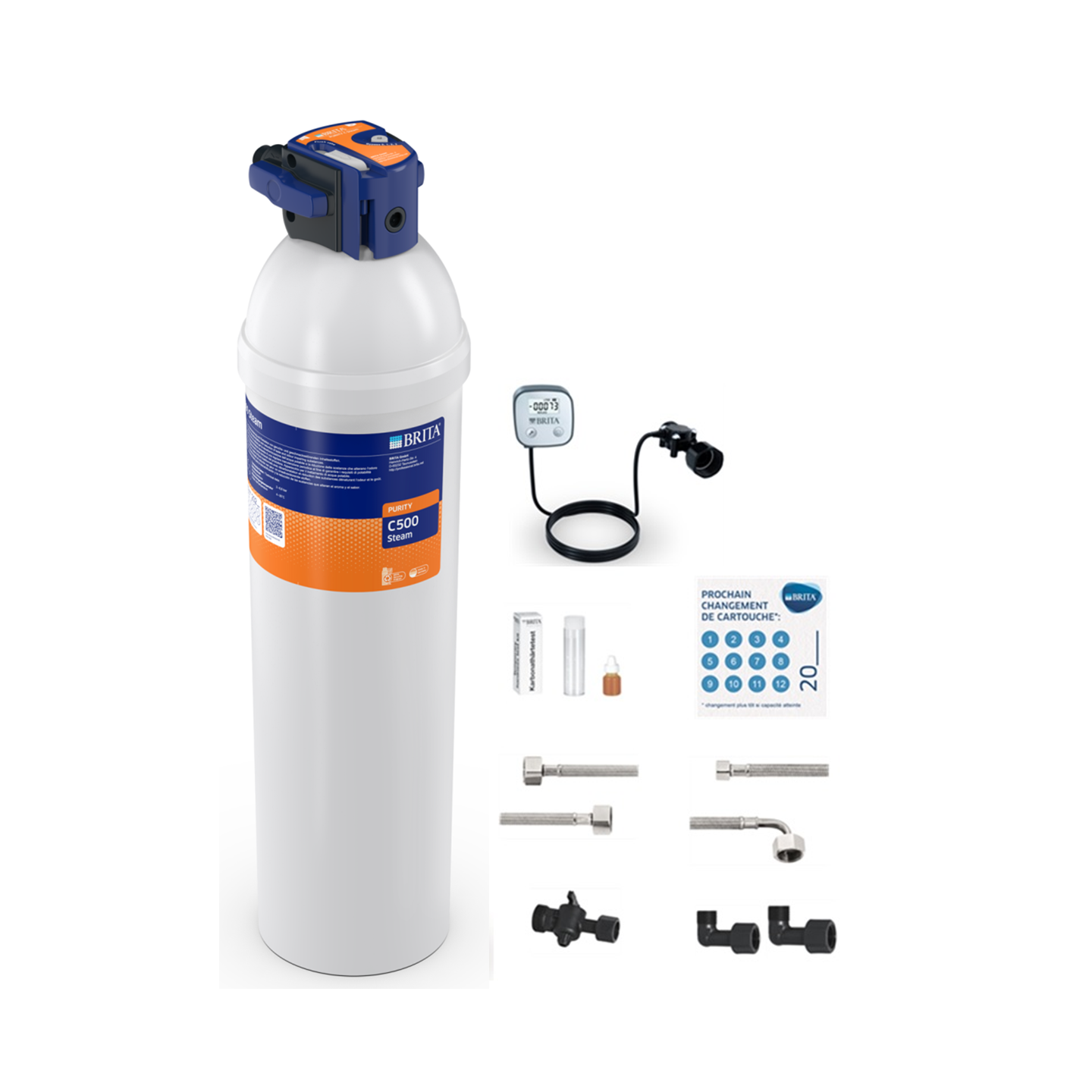Kit adoucisseur brita 1ère intallation purity c500 steam-mondialchr.com