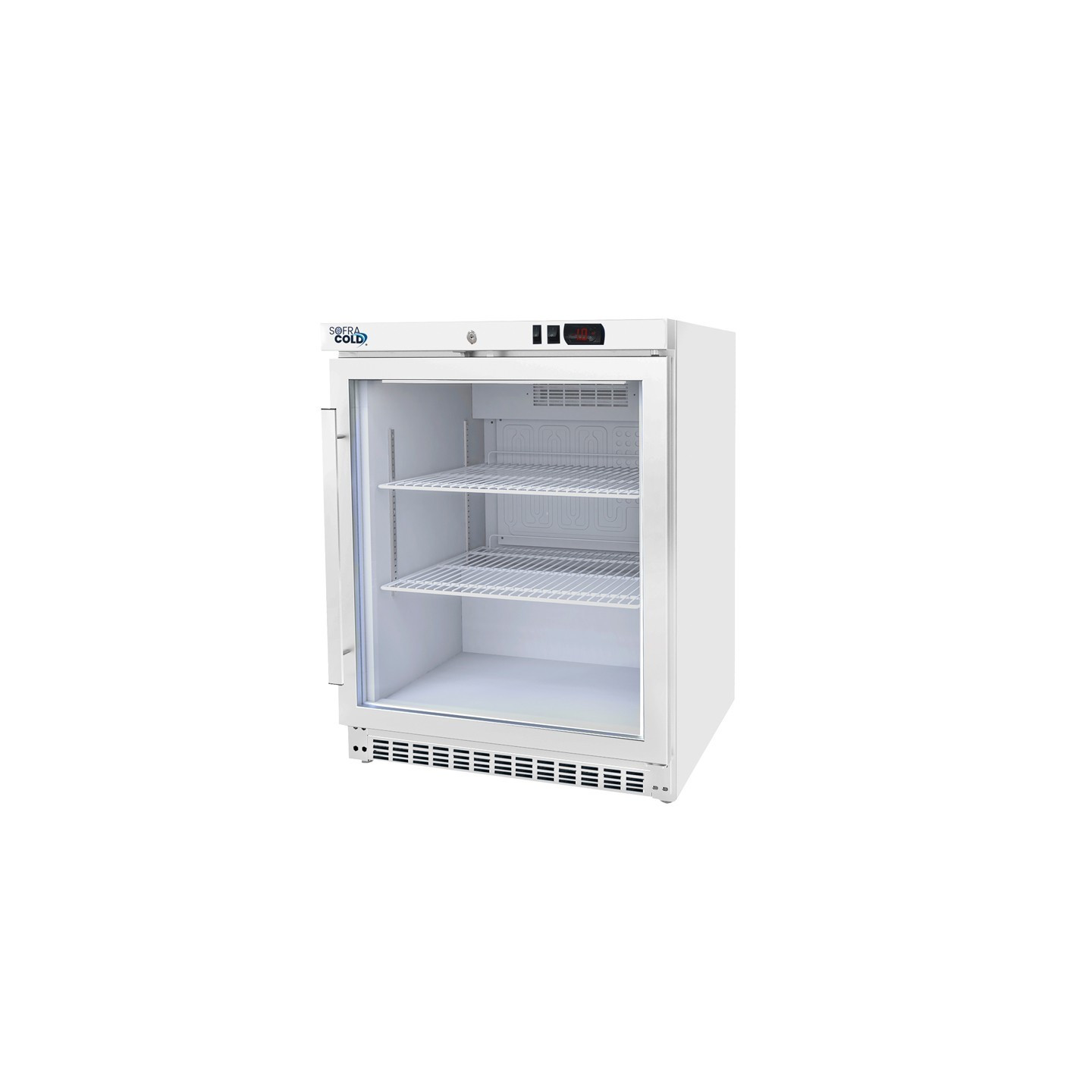Armoire ABS positive 200L 1Porte vitrée SOFRACOLD Sofraca-mondialchr.com