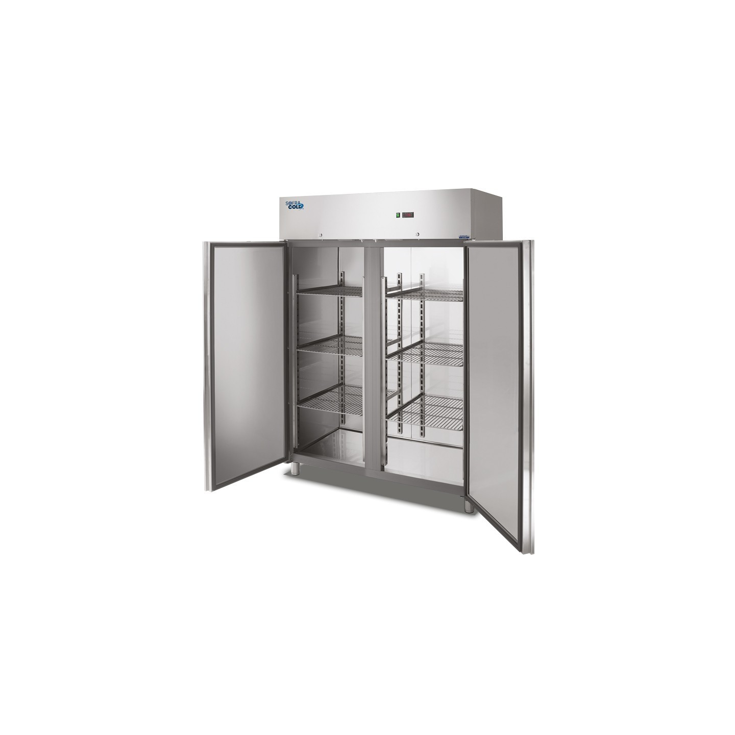 Armoire GN2/1 inox négative 1400L 2 Portes SOFRACOLD Sofraca-mondialchr.com