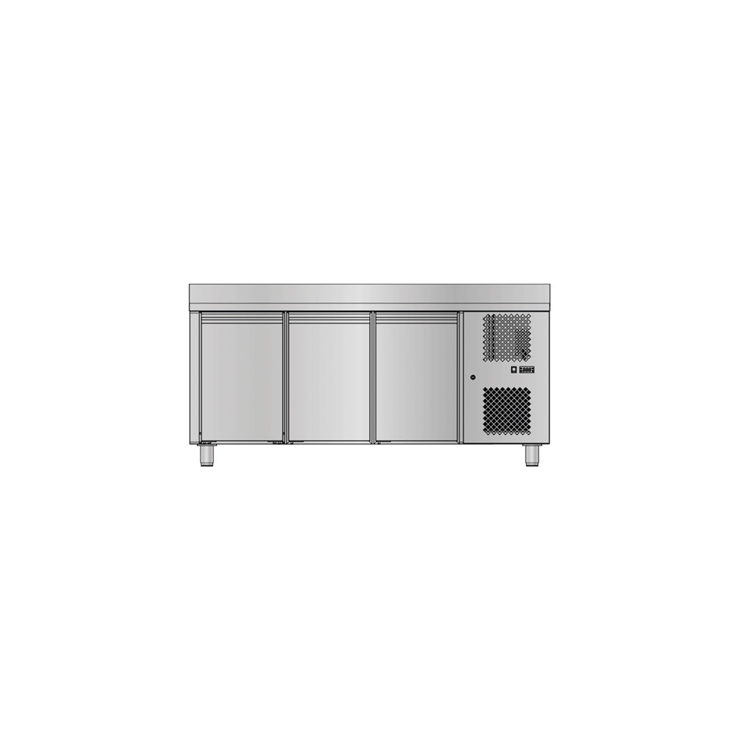 Desserte GN 1/1 avec dosseret 315L SOFRACOLD Sofraca-mondialchr.com
