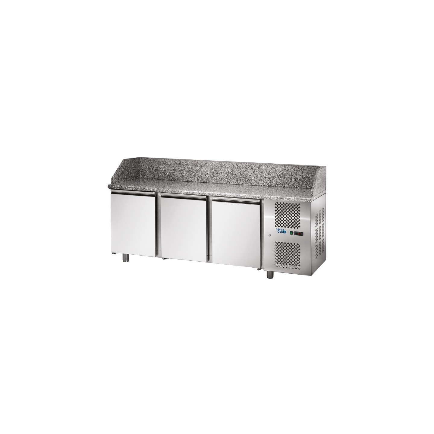 Table à pizza GN1/1 Dessus granit 315L SOFRACOLD Sofraca-mondialchr.com