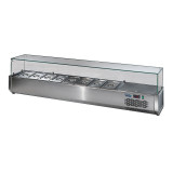 Vitrine pour tables à pizza 8 GN1/3 SOFRACOLD Sofraca-mondialchr.com