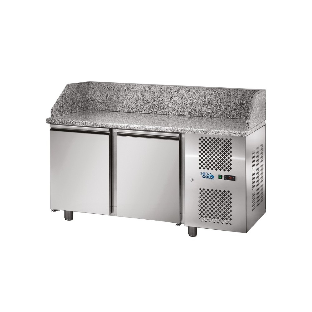 Table à pizza GN1/1 Dessus granit 210L TPZ2 SOFRACOLD Sofraca-mondialchr.com