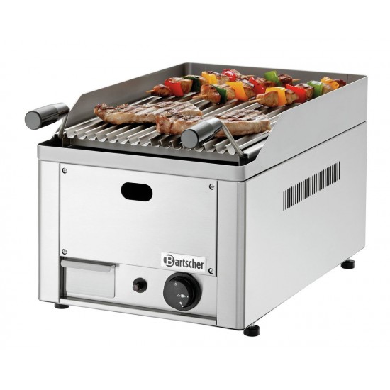 Grill charcoal professionnelle à pierre de lave à gaz bartscher-mondialchr.com