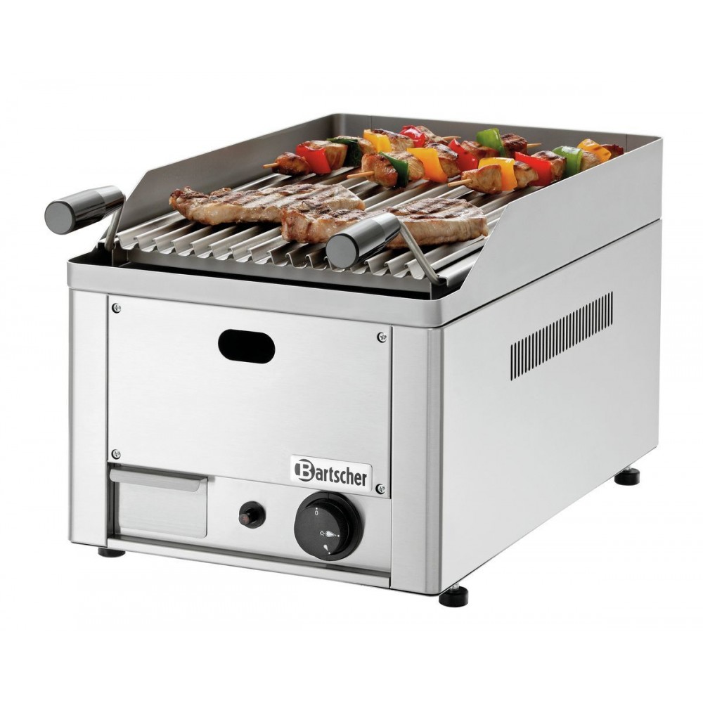 Grill charcoal professionnelle à pierre de lave à gaz bartscher-mondialchr.com