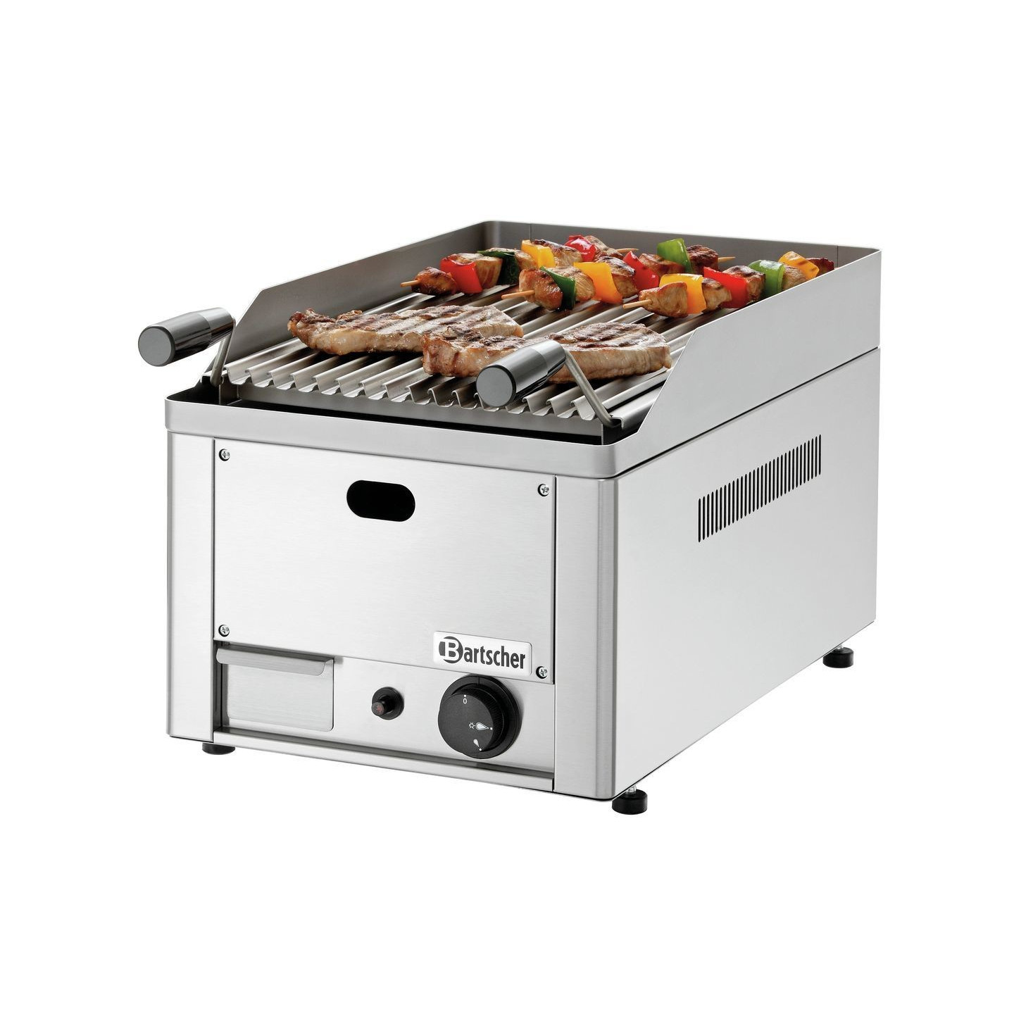 Grill charcoal professionnelle à pierre de lave à gaz bartscher-mondialchr.com