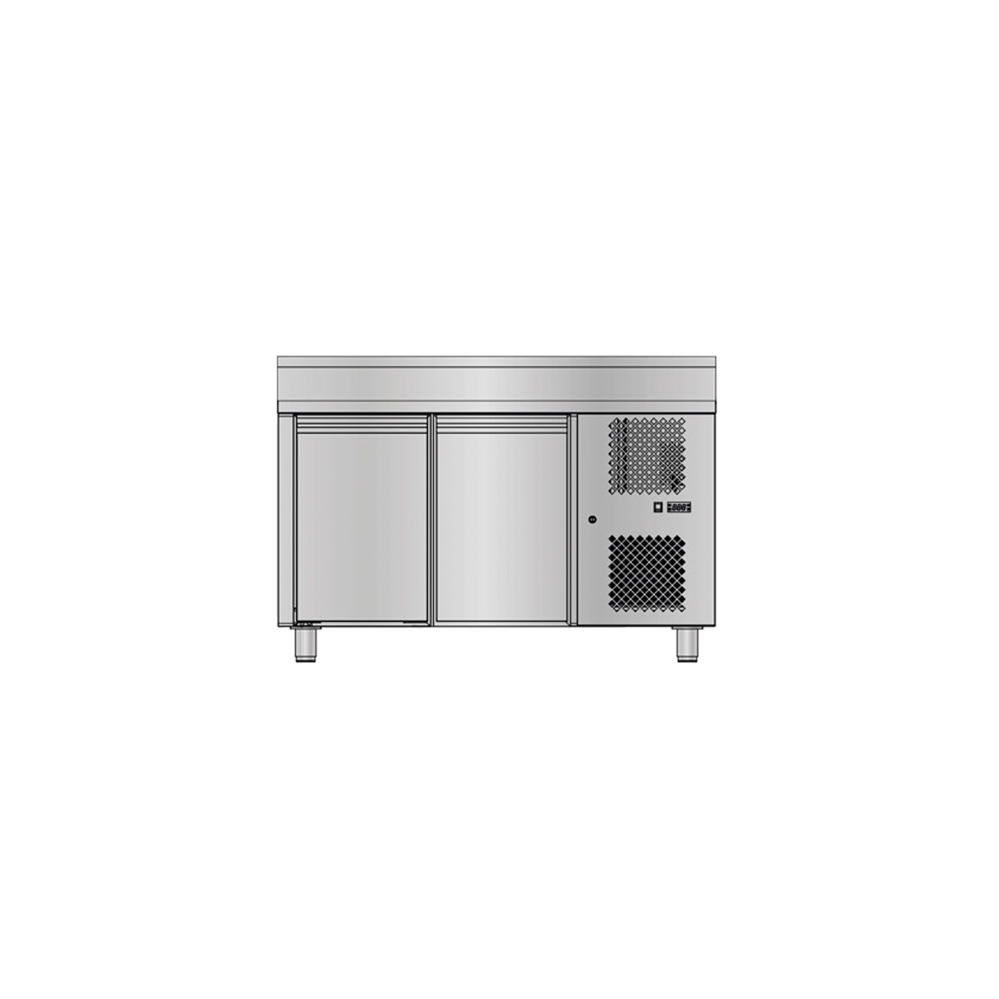 Saladette réfrigérée positive 2 portes 315L SOFRACOLD Sofraca-mondialchr.com