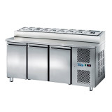 Saladette réfrigérée positive 3 portes 420L SOFRACOLD Sofraca-mondialchr.com