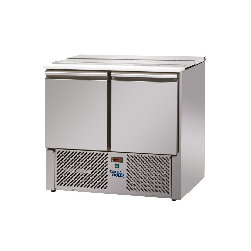 Mini Saladette positive 2 portes 220L SOFRACOLD Sofraca-mondialchr.com