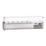 Vitrine pour tables à pizza 5 GN1/3 SOFRACOLD Sofraca-mondialchr.com