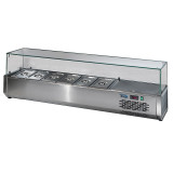 Vitrine pour tables à pizza 6 GN1/3 SOFRACOLD Sofraca-mondialchr.com