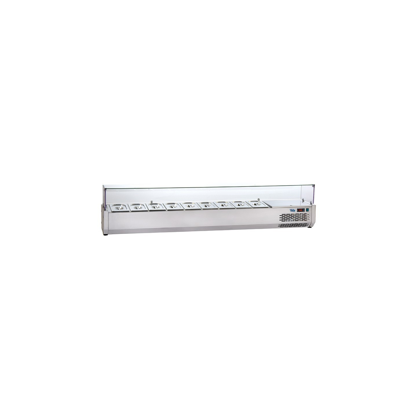 Vitrine pour tables à pizza 9 GN1/4 SOFRACOLD Sofraca-mondialchr.com