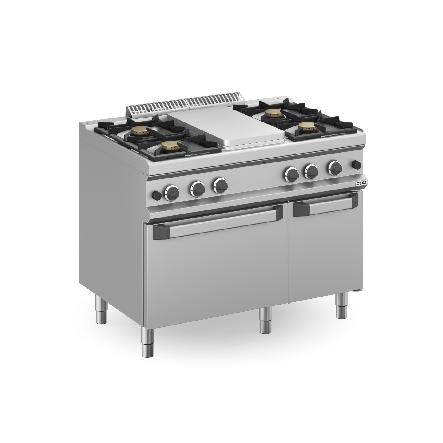 4 Feux vifs et Plaque mijotage sur four Gaz MFB711MFG4XL-mondialchr.com