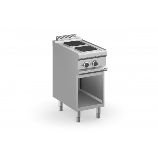 Fourneau électrique 2 plaques carrés sur baie libre MPQ74A-mondialchr.com