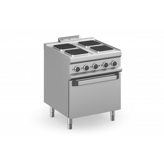 Fourneau électrique 4 plaques carrés sur four MPQ77FE-mondialchr.com
