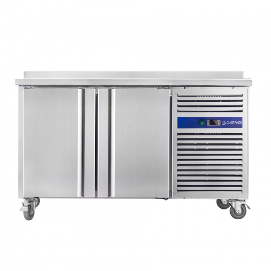 Table réfrigérée positive inox 314L 2 portes GN2200TN-mondialchr.com