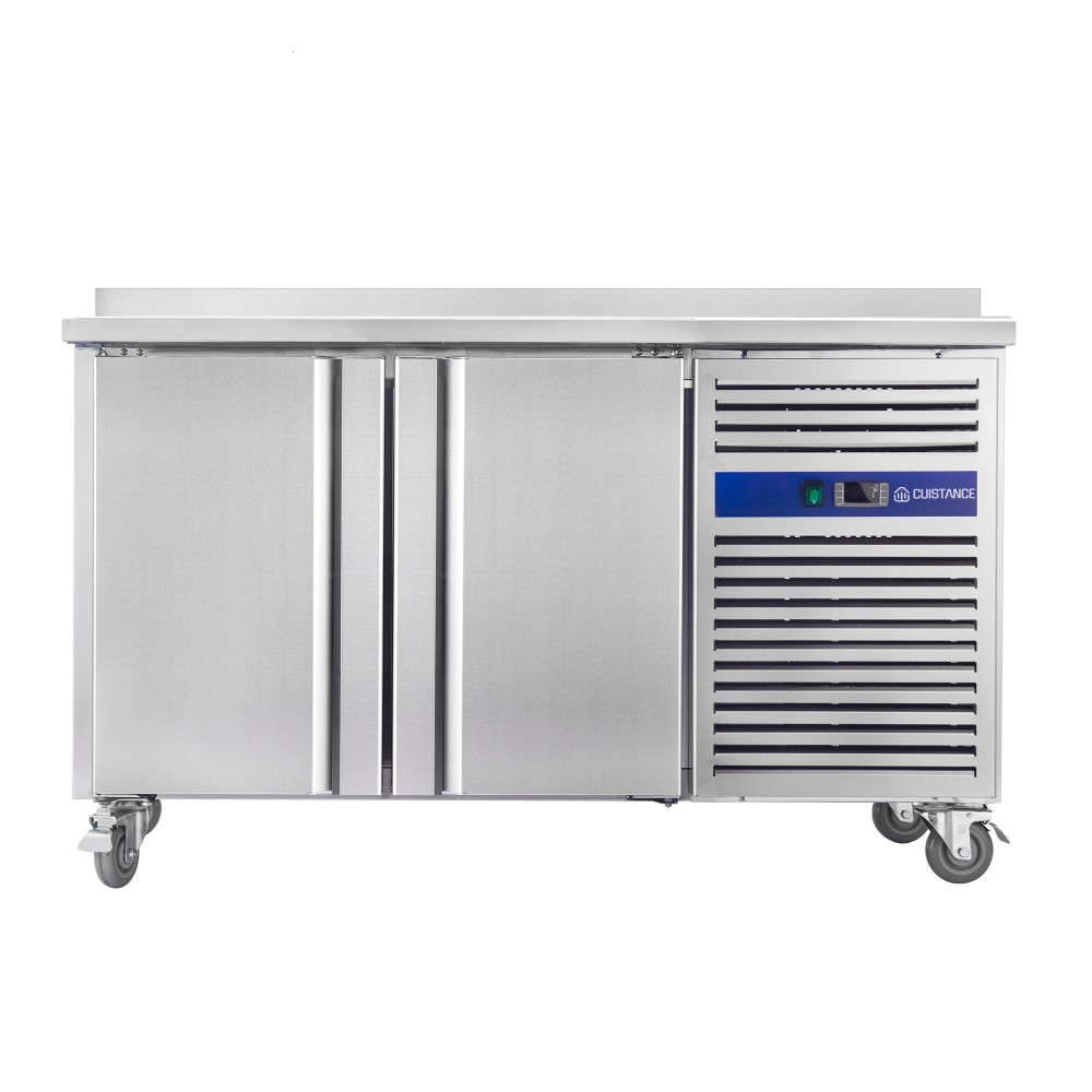 Table réfrigérée positive inox 314L 2 portes GN2200TN-mondialchr.com