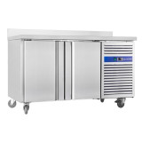Table réfrigérée positive inox 314L 2 portes GN2200TN-mondialchr.com