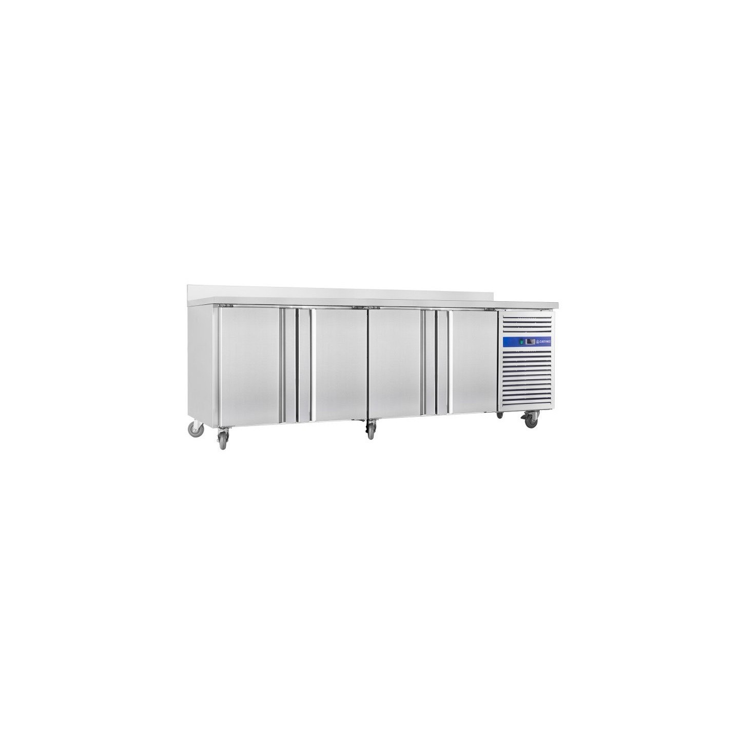 Table réfrigérée positive inox 616L 4 portes GN4200TN-mondialchr.com