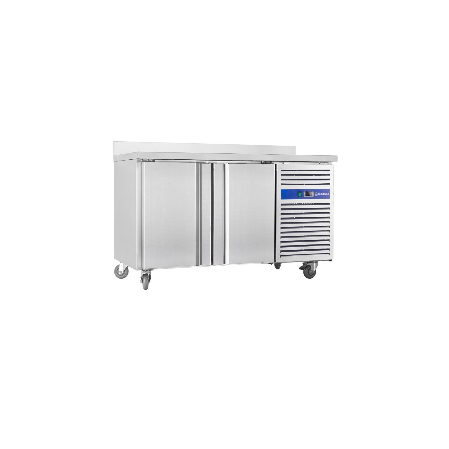 Table réfrigérée positive inox 260L 2 portes SNACK2200TNC-mondialchr.com