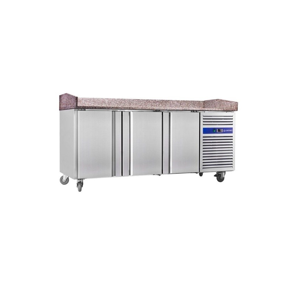 Table à pizza réfrigérée positive 3 portes PZ3600C-mondialchr.com