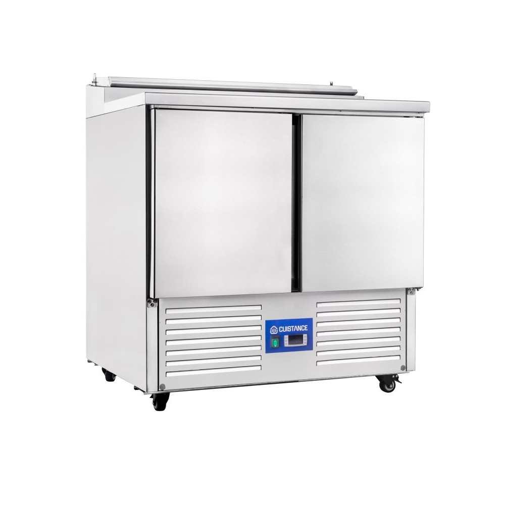 Saladette réfrigérée avec Compartiments GN 2P PS200-mondialchr.com