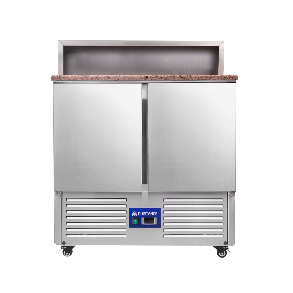 Saladette réfrigérée avec Compartiments GN 2P PS900-mondialchr.com
