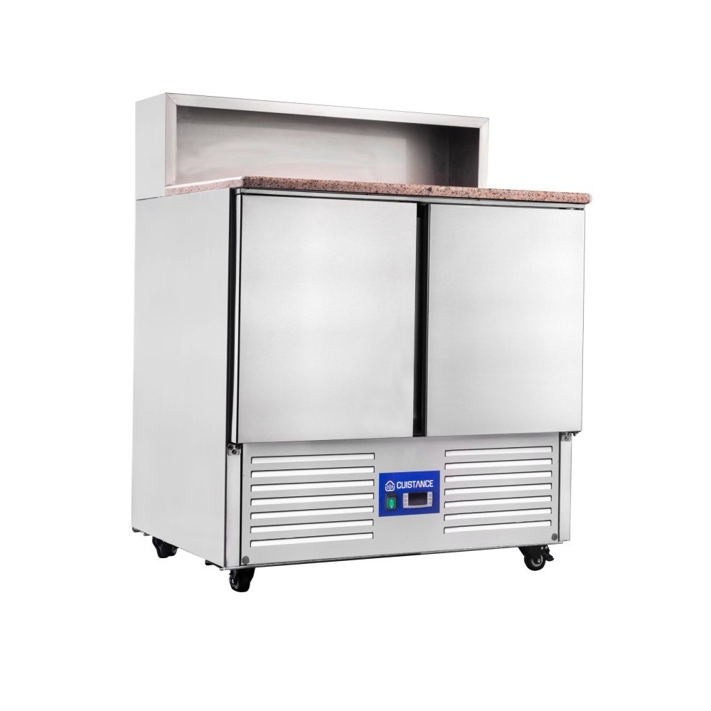 Saladette réfrigérée avec Compartiments GN 2P PS900-mondialchr.com