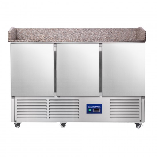 Saladette réfrigérée dessus et rebords Granit 3P PZ903-mondialchr.com