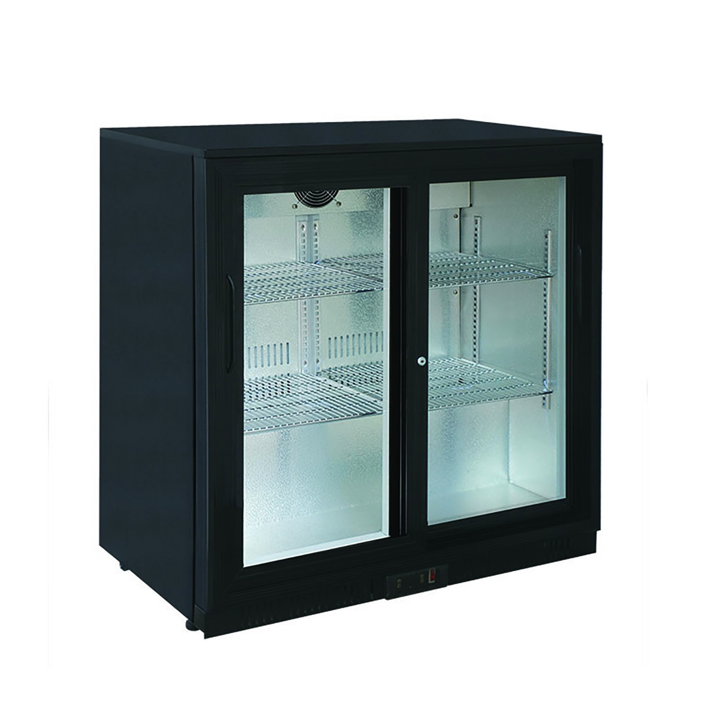 Arrière bar réfrigéré avec 2P coulissantes L900mm LG198S-mondialchr.com