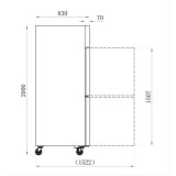 Armoire réfrigérée négative 1400L 4 demi-P AA14PNNM AFI-mondialchr.com
