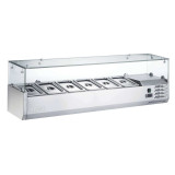 Kit réfrigéré en verre à poser 6 GN1 4 P.335mm AFI-mondialchr.com