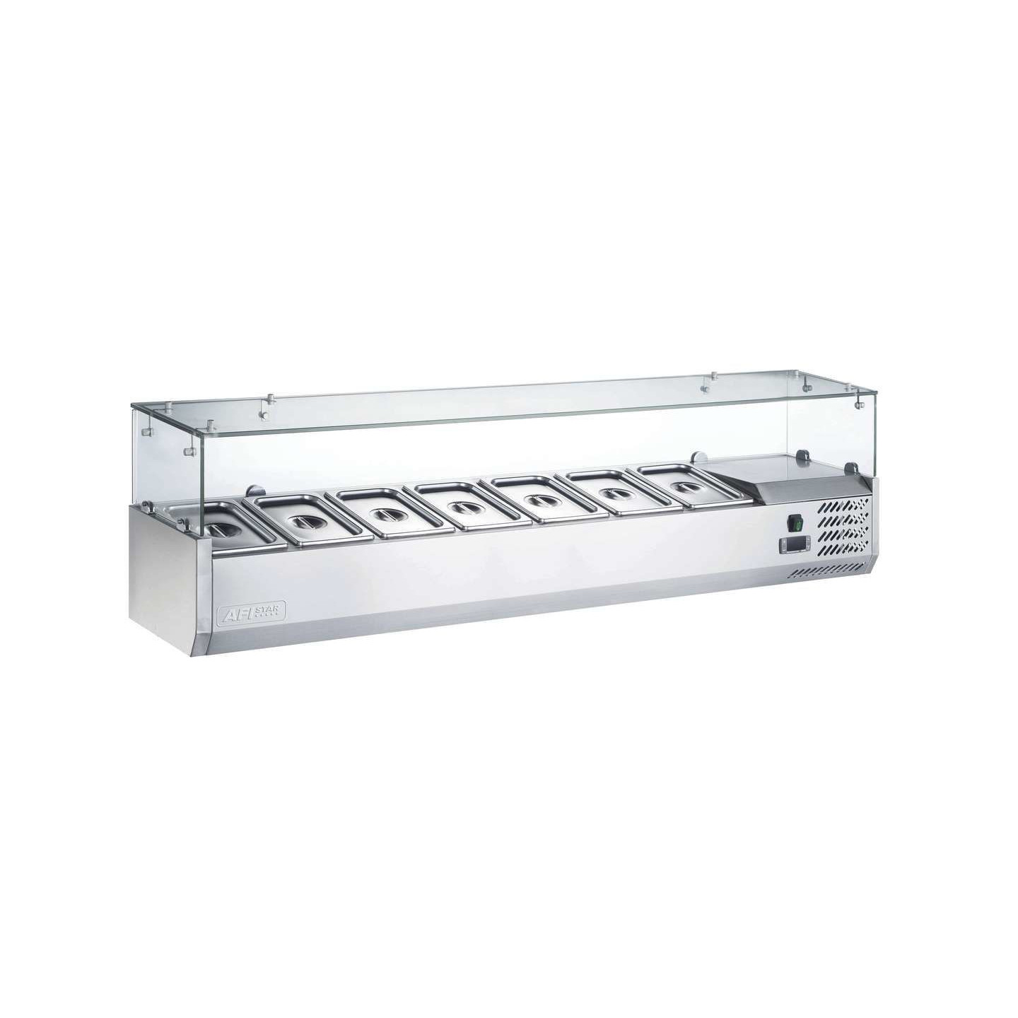 Kit réfrigéré en verre à poser 7GN1 4 LxP.1500x335mm AFI-mondialchr.com