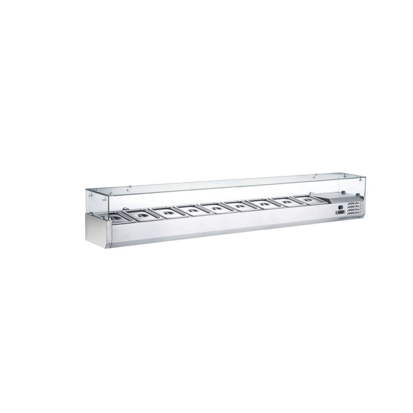 Kit réfrigéré en verre à poser 10 GN1 4 P.335mm AFI-mondialchr.com