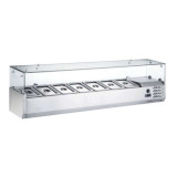 Kit réfrigéré en verre à poser 7 GN1 3 P.395mm AFI-mondialchr.com