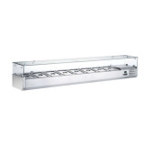 Kit réfrigéré en verre à poser 8 GN1 3 P.395mm AFI-mondialchr.com