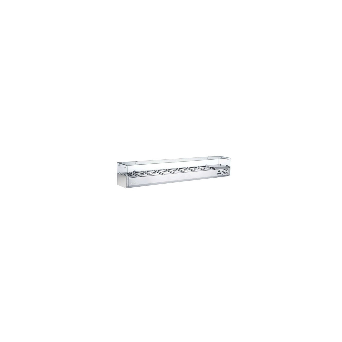 Kit réfrigéré en verre à poser 8 GN1 3 P.395mm AFI-mondialchr.com
