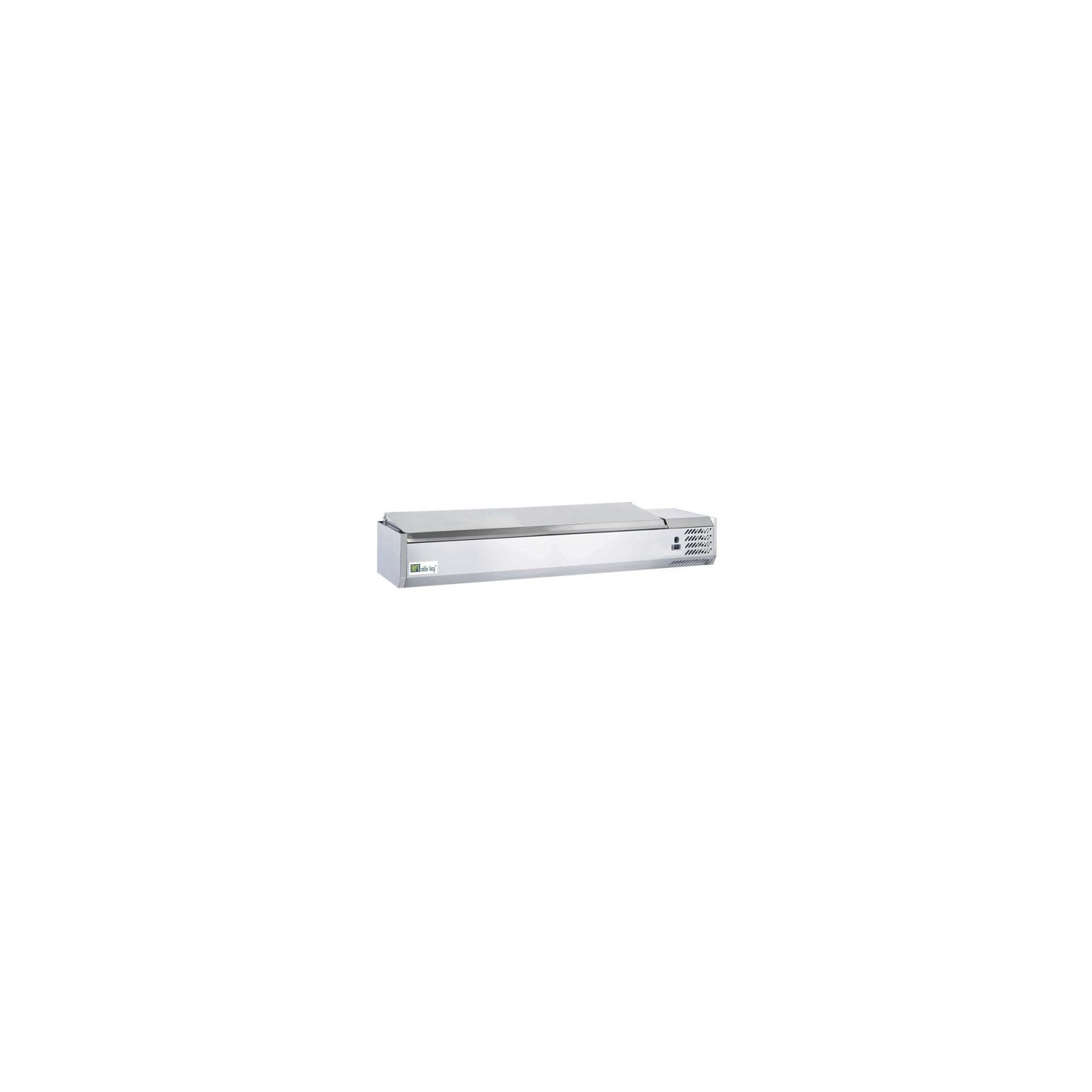 Kit réfrigéré à couvercle inox 4GN1 3 et 1GN1 2 P.395mm AFI-mondialchr.com