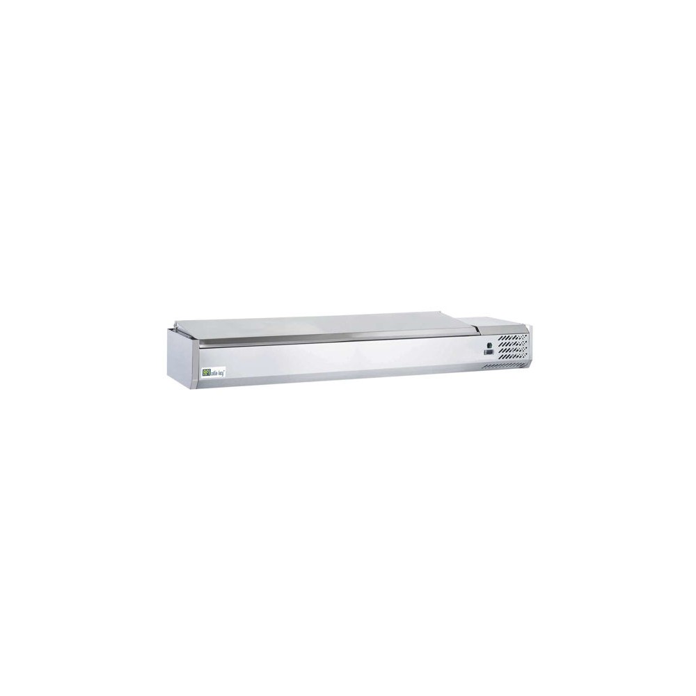 Kit réfrigéré à couvercle inox 7GN1 3 et 1GN1 2 P.395mm AFI-mondialchr.com